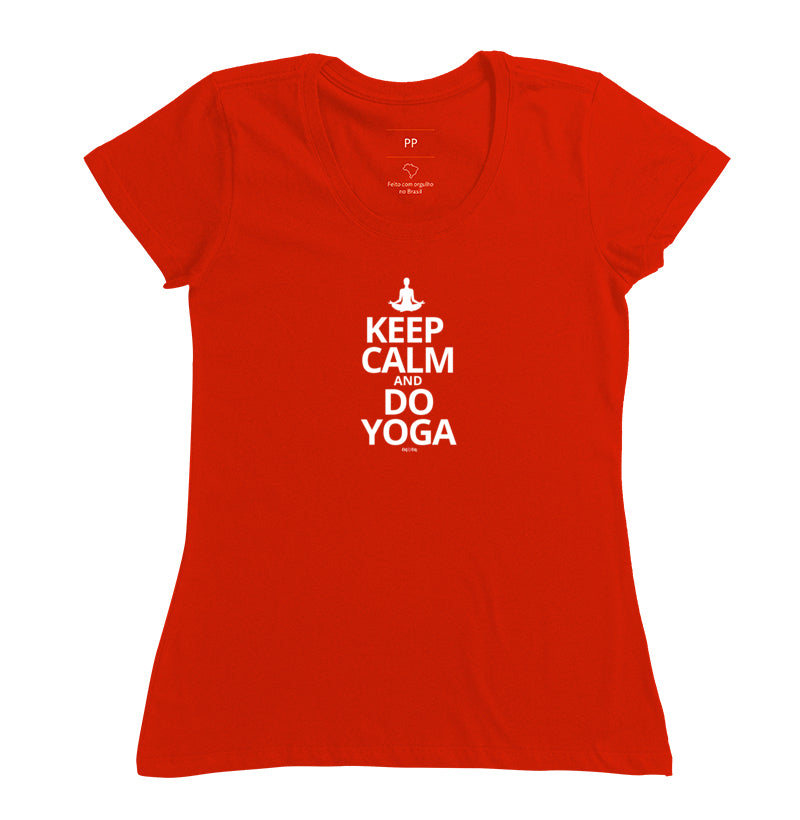 CAMISETA KEEP CALM AND DO YOGA 1