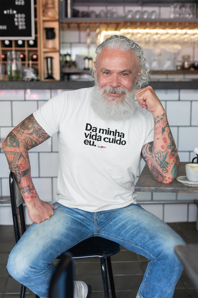 CAMISETA DA MINHA VIDA CUIDO EU