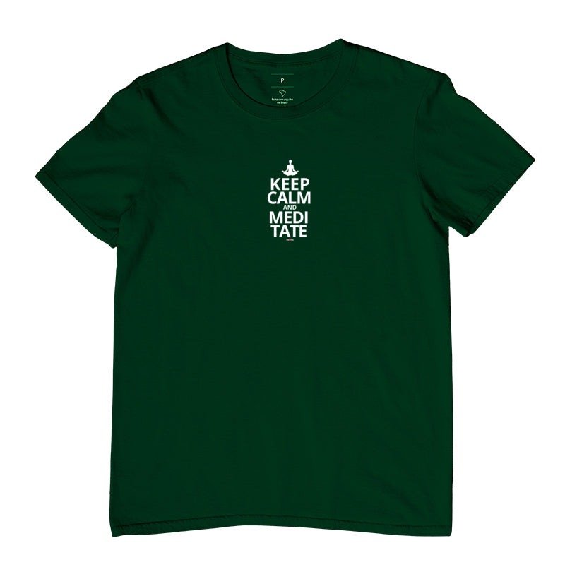 CAMISETA KEEP CALM AND MEDITATE 2