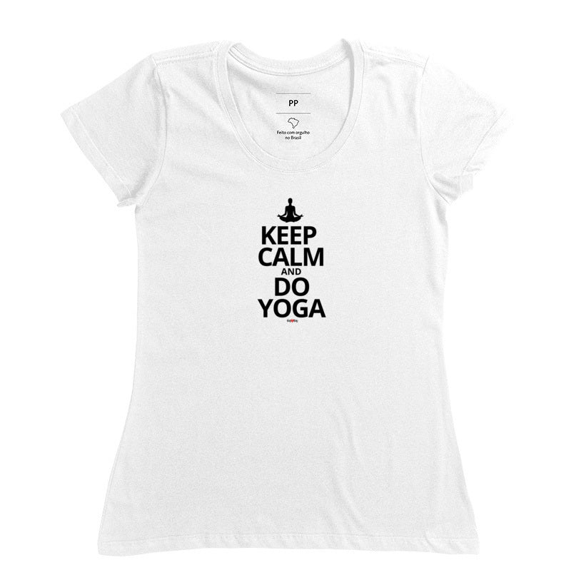 CAMISETA KEEP CALM AND DO YOGA 1