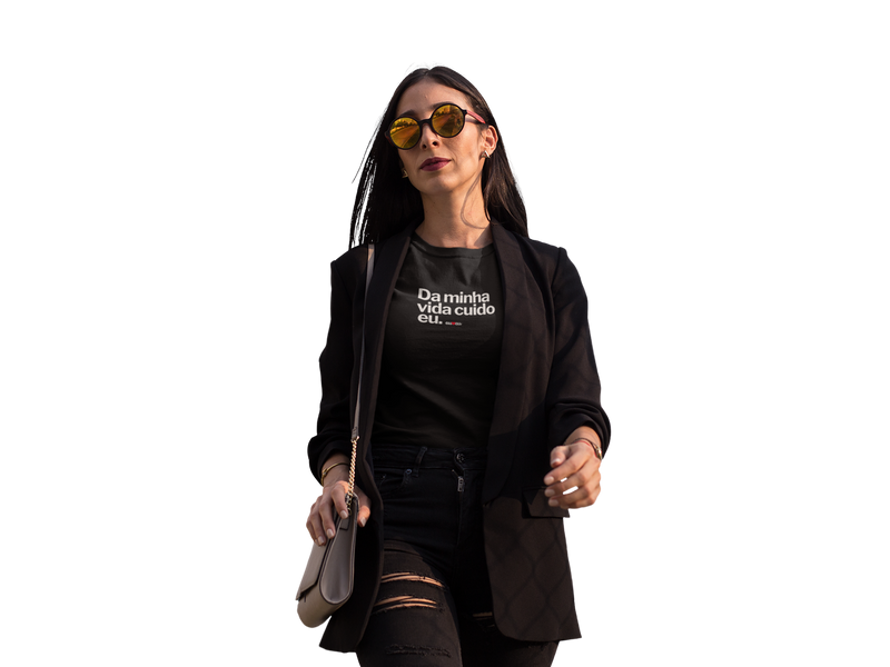 CAMISETA DA MINHA VIDA CUIDO EU