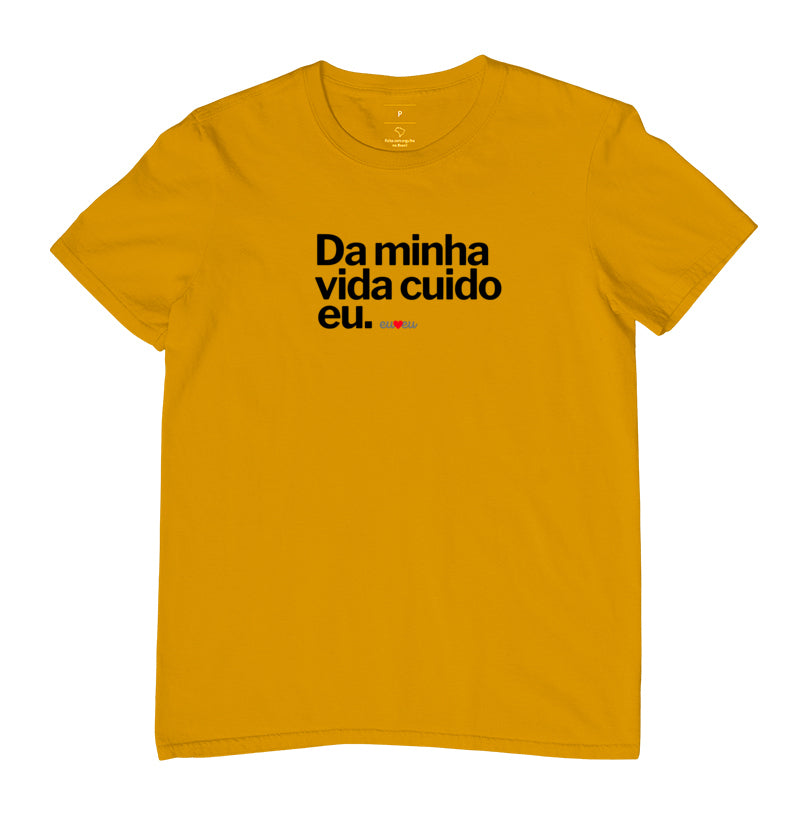 CAMISETA DA MINHA VIDA CUIDO EU
