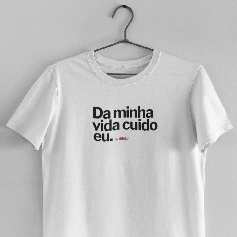 CAMISETA DA MINHA VIDA CUIDO EU