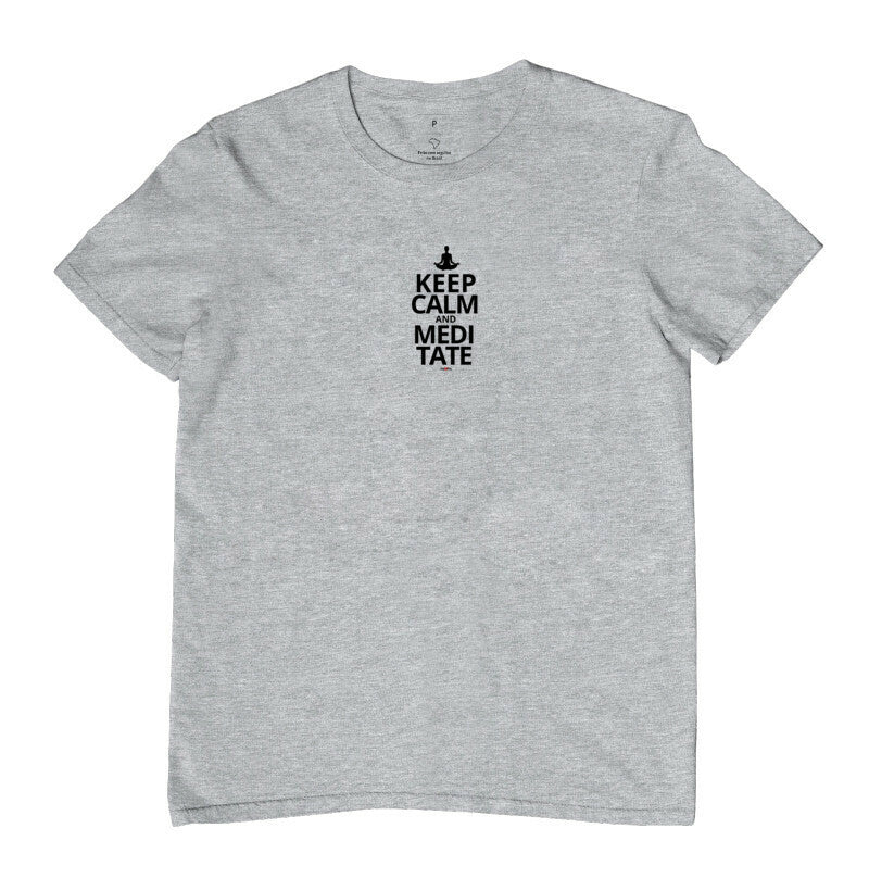 CAMISETA KEEP CALM AND MEDITATE 2