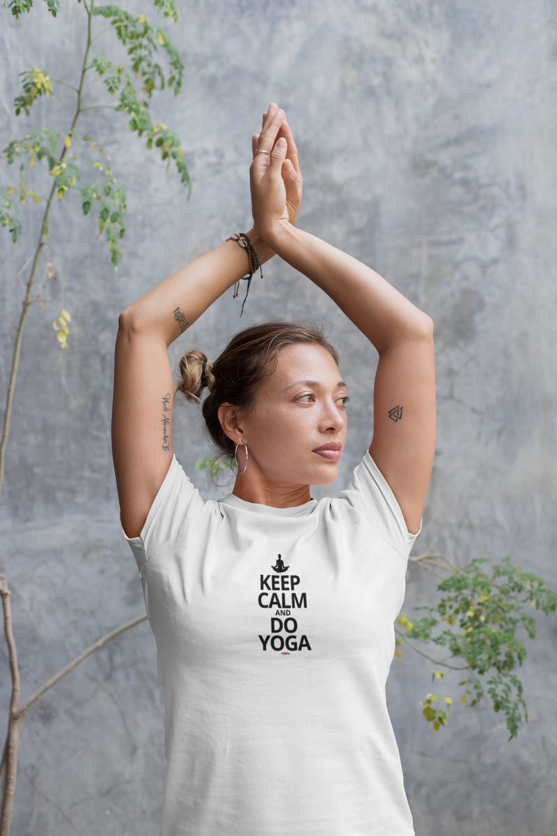 CAMISETA KEEP CALM AND DO YOGA 1