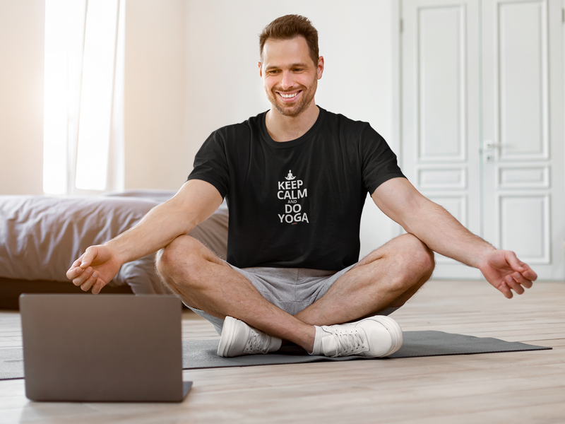 CAMISETA KEEP CALM AND DO YOGA 1