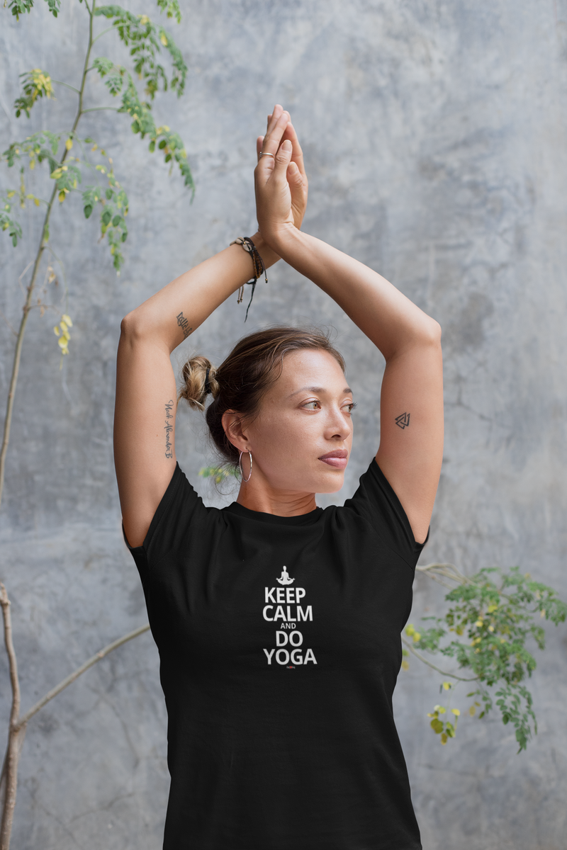 CAMISETA KEEP CALM AND DO YOGA 1