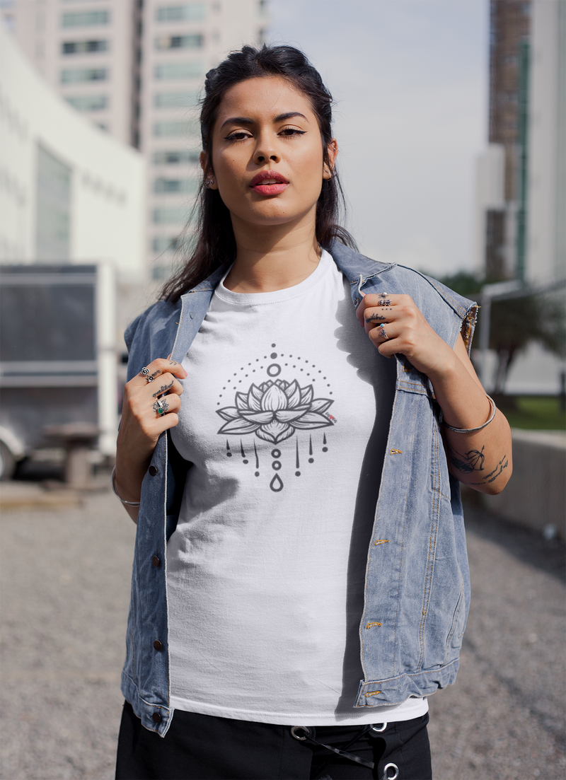 CAMISETA FLOR DE LOTUS 1