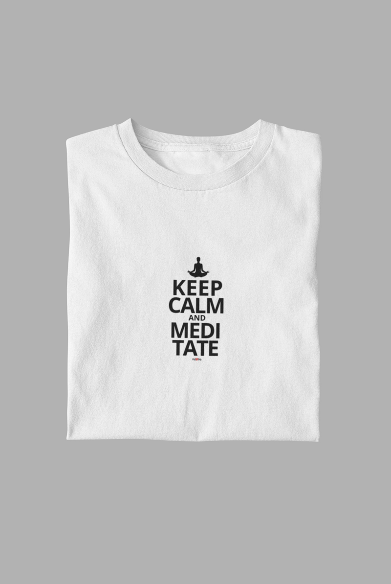 CAMISETA KEEP CALM AND MEDITATE 2