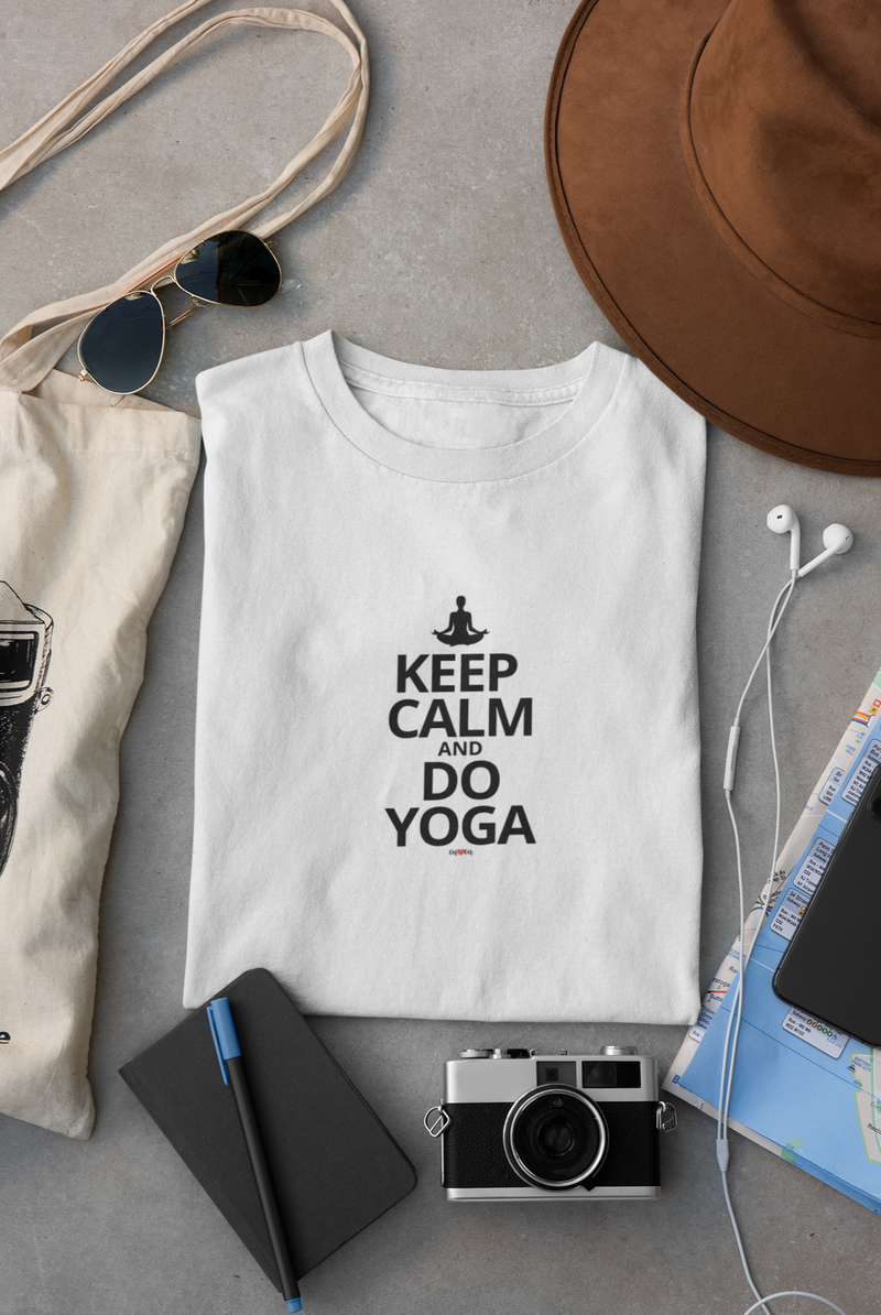 CAMISETA KEEP CALM AND DO YOGA 1