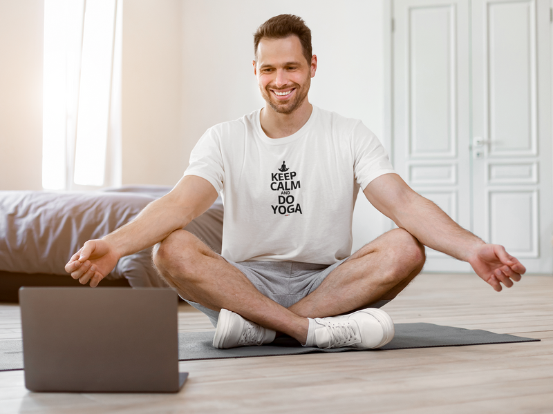 CAMISETA KEEP CALM AND DO YOGA 1