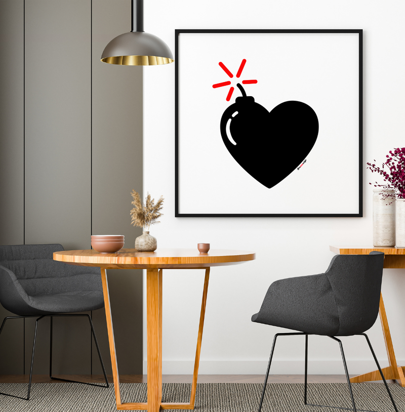 Quadro Decorativo - Love Bomb