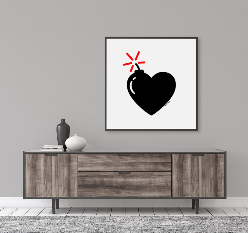 Quadro Decorativo - Love Bomb
