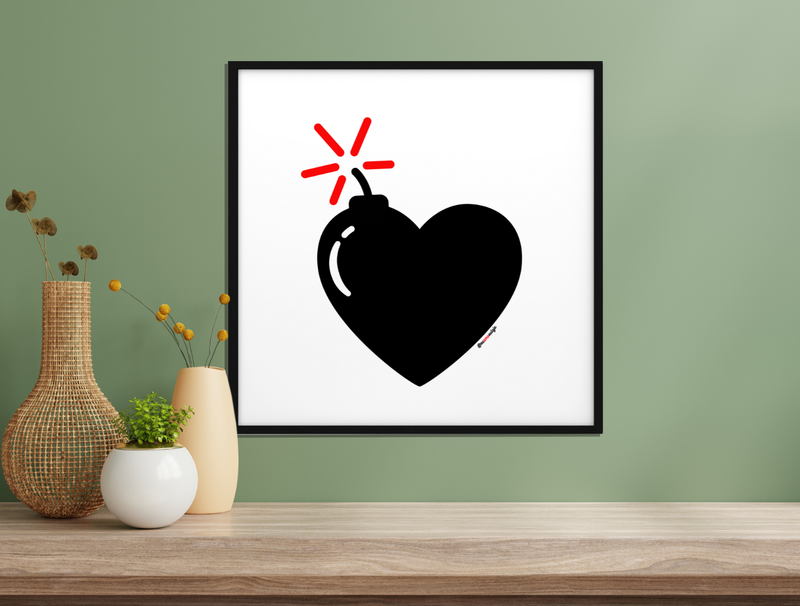 Quadro Decorativo - Love Bomb