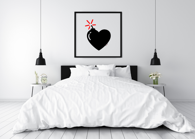 Quadro Decorativo - Love Bomb