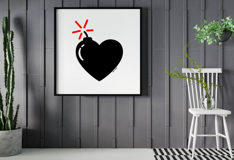 Quadro Decorativo - Love Bomb