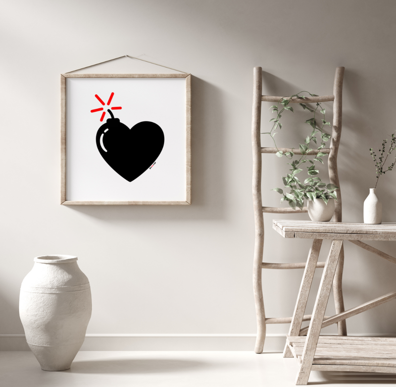 Quadro Decorativo - Love Bomb