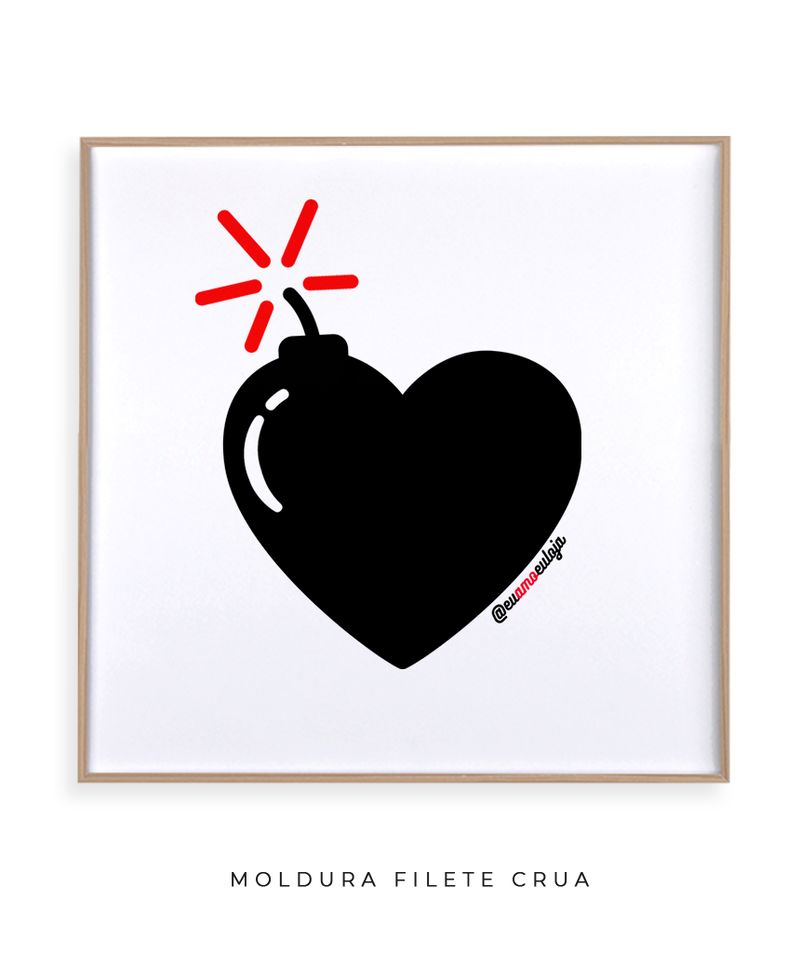 Quadro Decorativo - Love Bomb