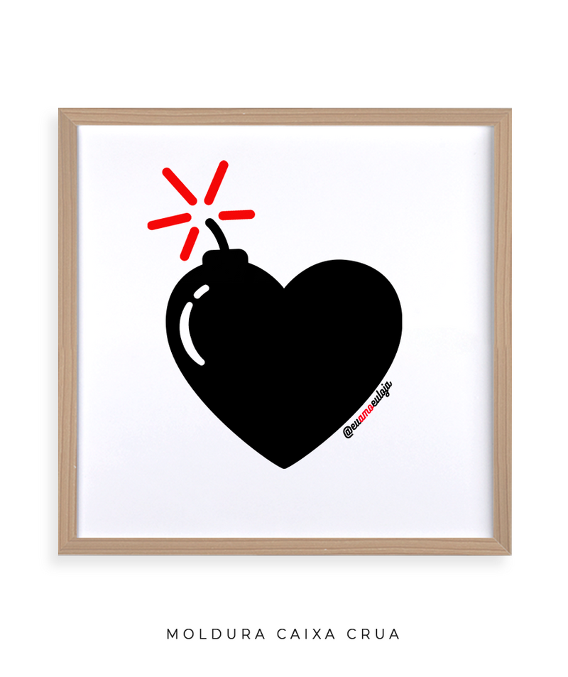 Quadro Decorativo - Love Bomb