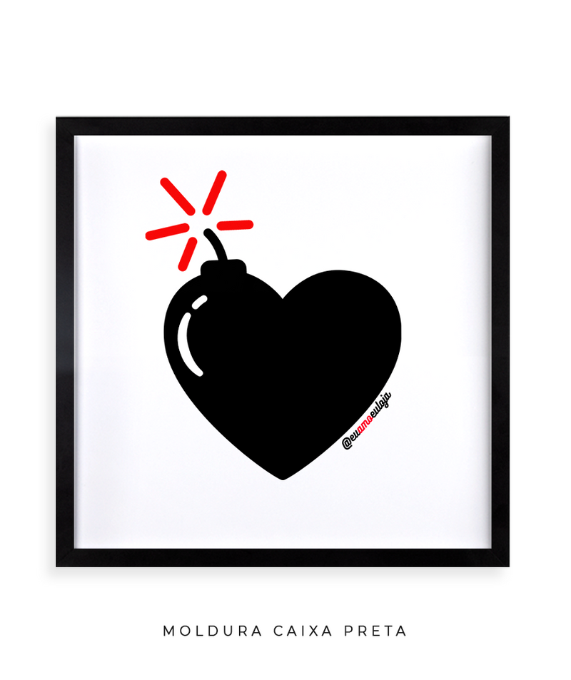 Quadro Decorativo - Love Bomb