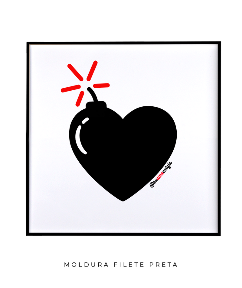 Quadro Decorativo - Love Bomb