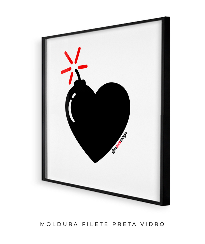 Quadro Decorativo - Love Bomb