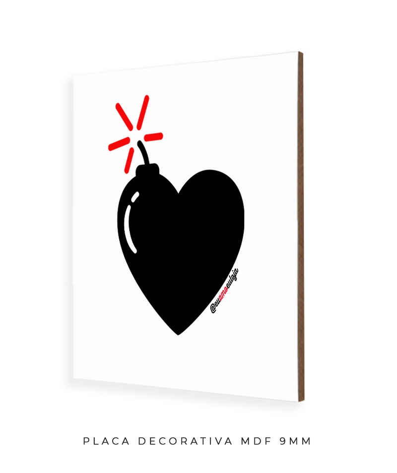 Quadro Decorativo - Love Bomb