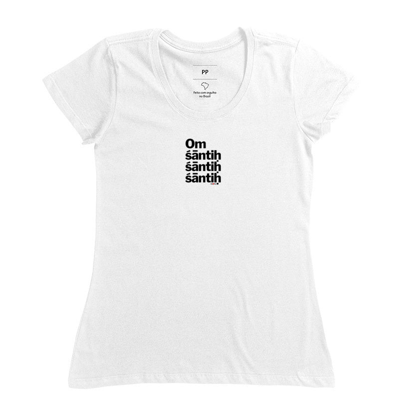 CAMISETA OM SANTIH SANTIH SANTIH 2
