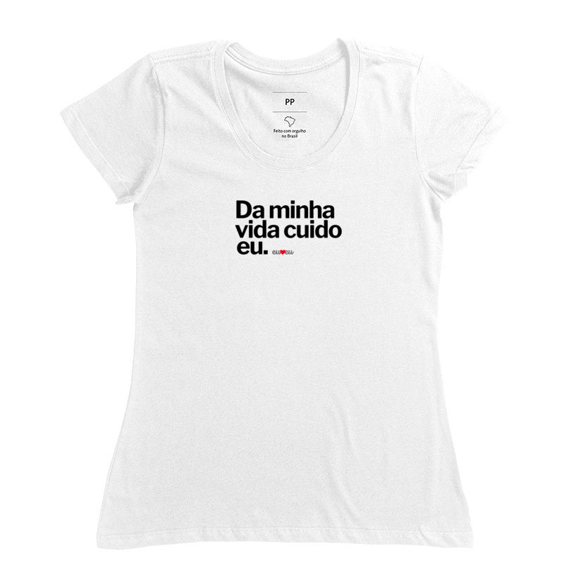 CAMISETA DA MINHA VIDA CUIDO EU