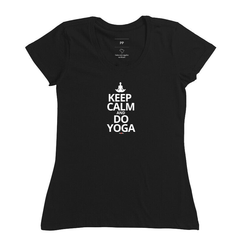 CAMISETA KEEP CALM AND DO YOGA 1
