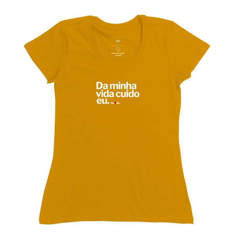 CAMISETA DA MINHA VIDA CUIDO EU